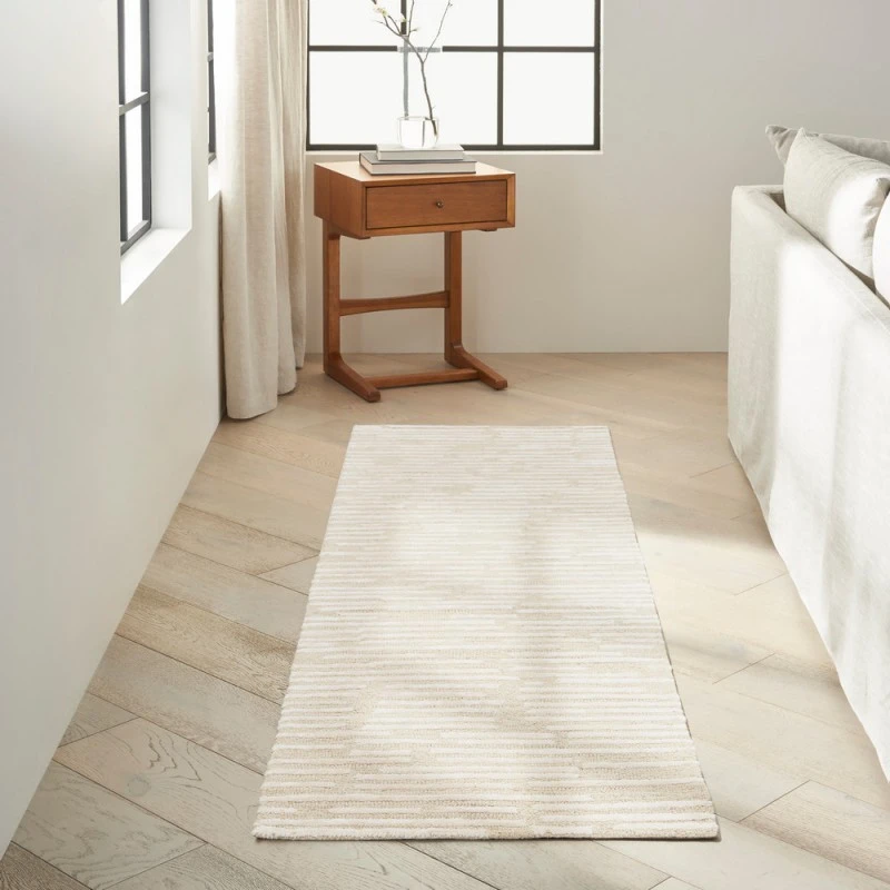 Calvin Klein Linear Area Rug LNR01 Ivory