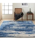 Calvin Klein River Flow Blue Grey RFV01 5ft. 3in. x 7ft. 3in. Rect. Rug