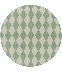 Nourison Home Positano POS04 Blue Green 8 ft. Round Area Rug