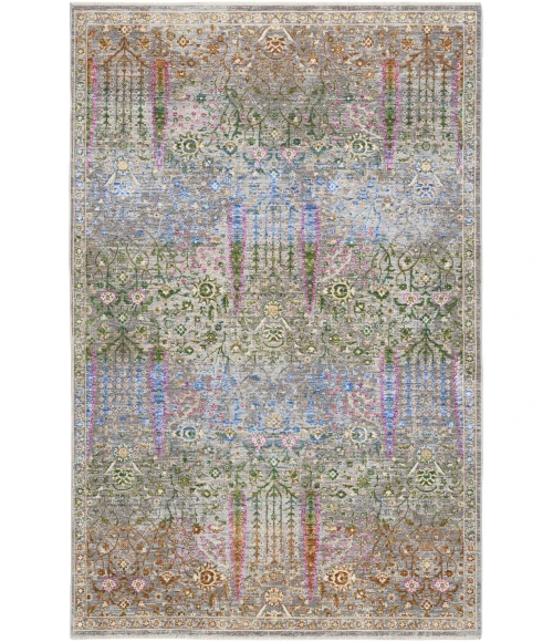 Nourison Home Vintage Harmony Blue VHH01 5ft.3in. x 7ft.6in. Rect. Rug
