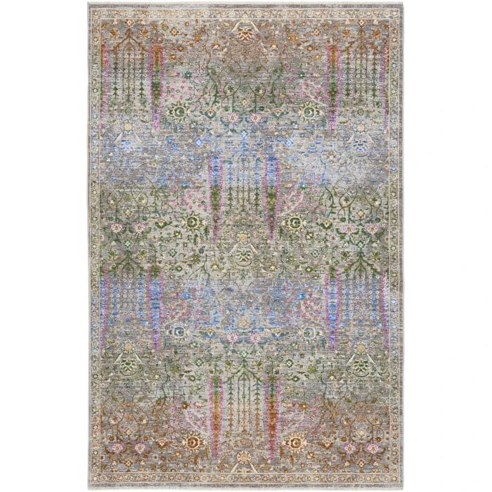 Nourison Home Vintage Harmony Blue VHH01 5ft.3in. x 7ft.6in. Rect. Rug