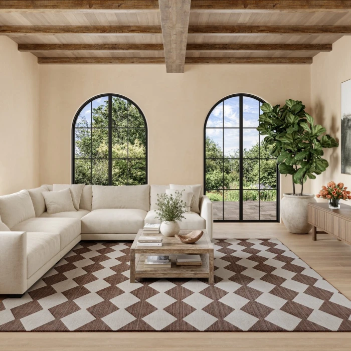 Nourison Positano Natural POS04 10ft. Square Rug