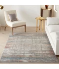Nourison Rustic Textures Area Rug RUS12-Grey/Multi