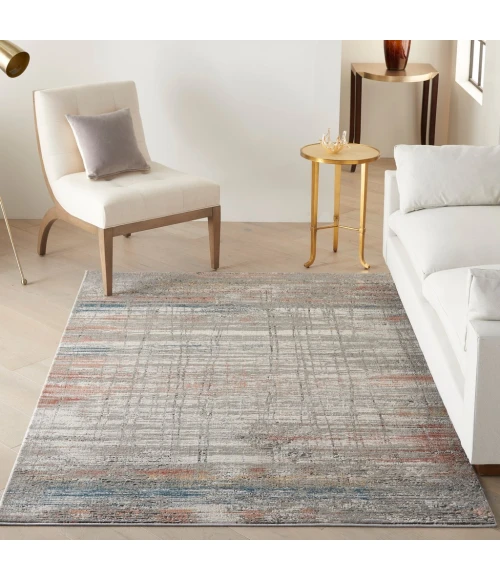 Nourison Rustic Textures Area Rug RUS12-Grey/Multi