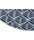 Nourison Aloha Blue ALH35 7’10” Round Rug