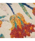Nourison Allur Area Rug ALR09-Ivory Multicolor