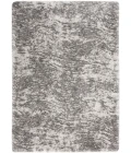 Nourison Dreamy Shag Area Rug DRS04 Charcoal Grey