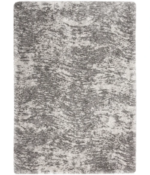 Nourison Dreamy Shag Area Rug DRS04 Charcoal Grey