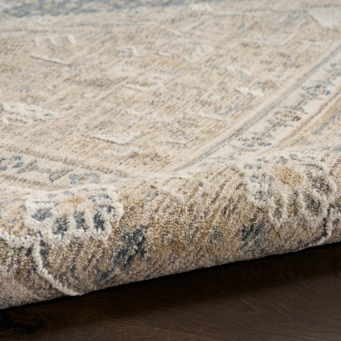 Nourison Retreat Ivory Blue RET03 10 ft. X 13 ft. Rect. Rug