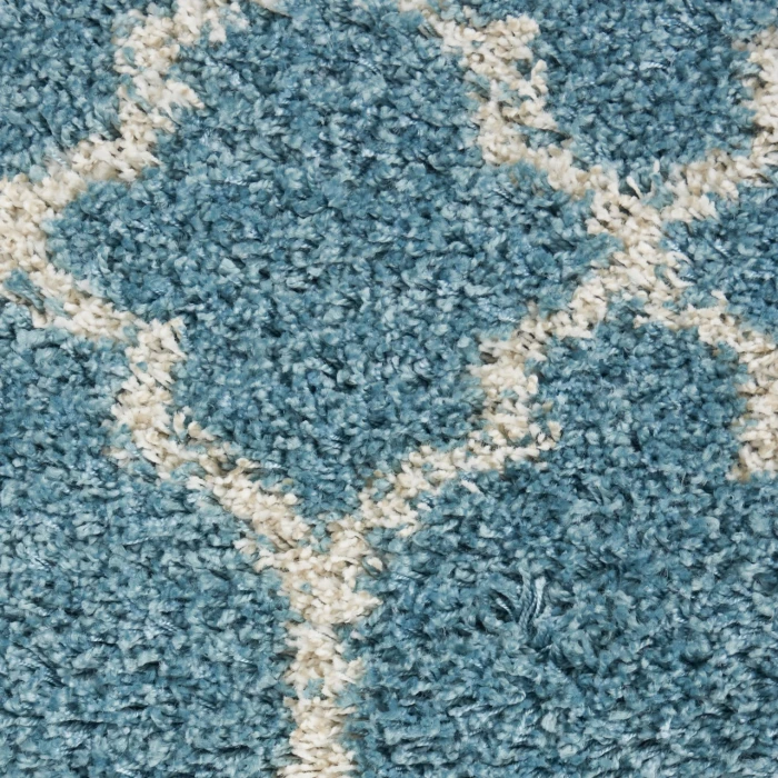Nourison Home Amore Blue AMOR2 3ft.11in. x Round Round Rug