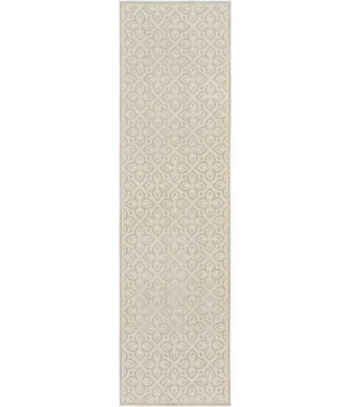 Nourison Home Washable Charm Grey WCH03 2ft. x 6ft. Rect. Rug