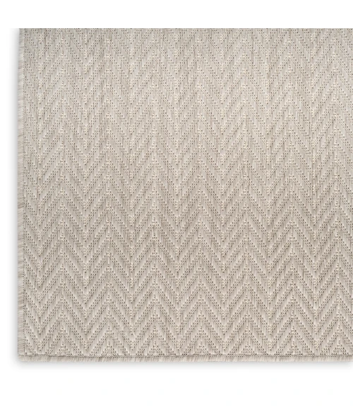 Nourison Horizon Indoor/Outdoor Grey HOZ02 6 ft. X 9 ft. Rect. Rug