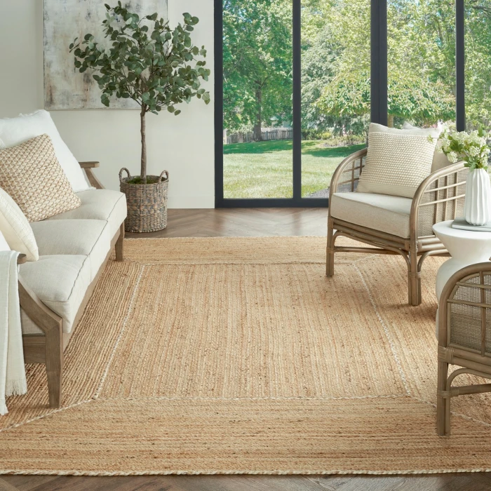 Nourison Terrazzo Jute Natural TRJ01 8 ft. X 10 ft. Rect. Rug