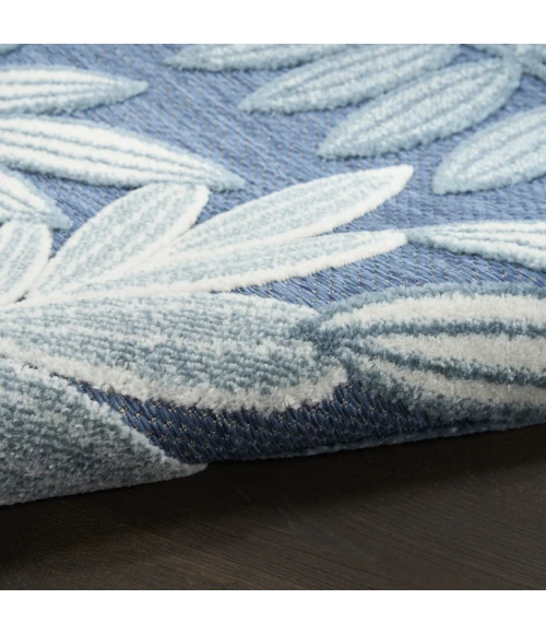 Nourison Aloha Blue ALH18 9 ft. X 12 ft. Rect. Rug