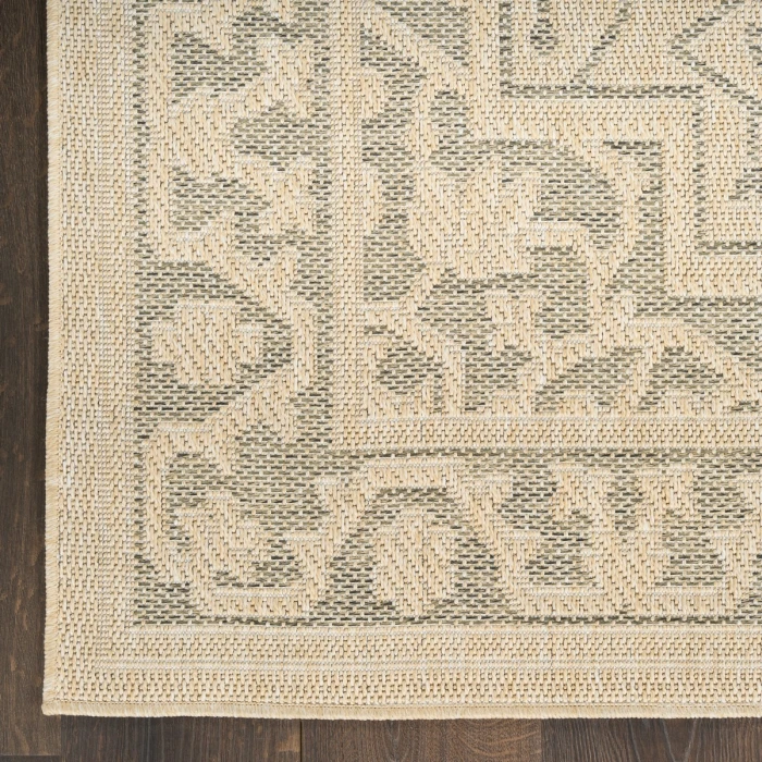 Nourison Tulum Taupe Olive TLM05 9 ft. X 12 ft. Rect. Rug