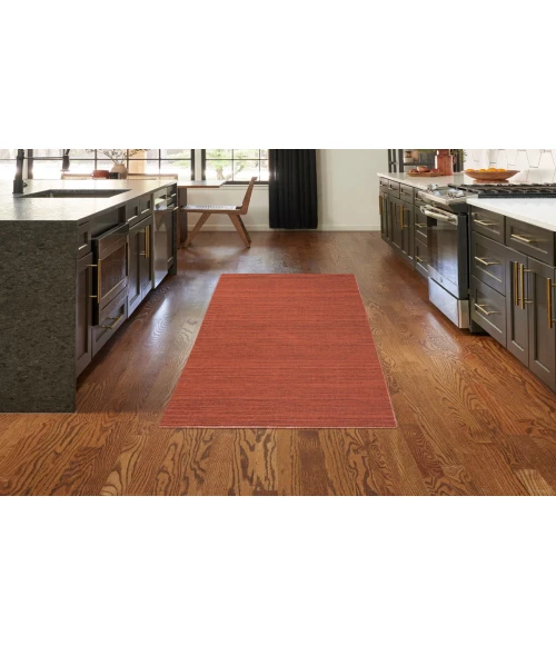 Nourison Washable Essentials Brick WAE01 2 ft. 2 in. X 10 ft. Rectangle Rug