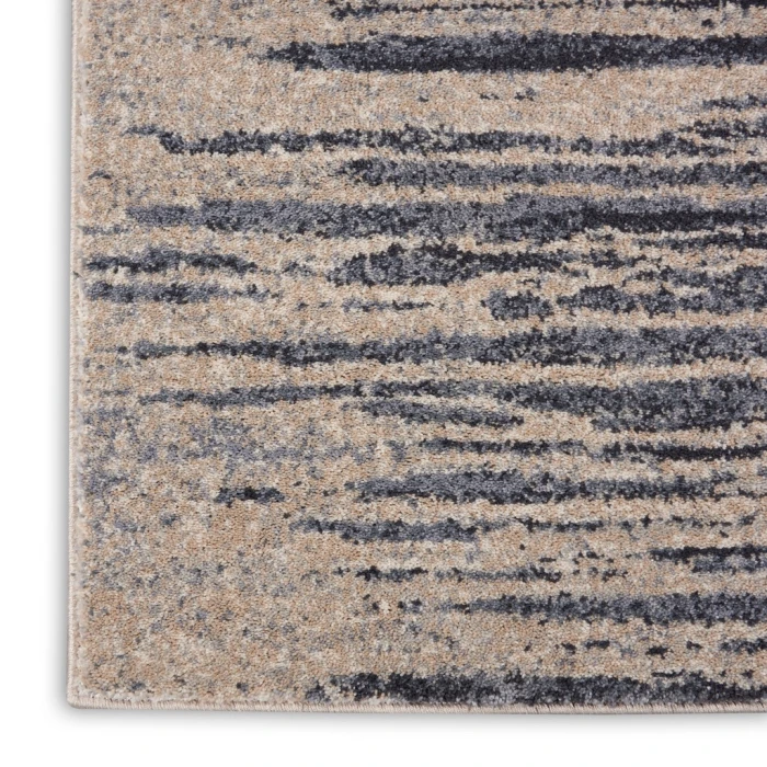 Kathy Ireland Moroccan Celebration Area Rug KI387-Blue/Beige