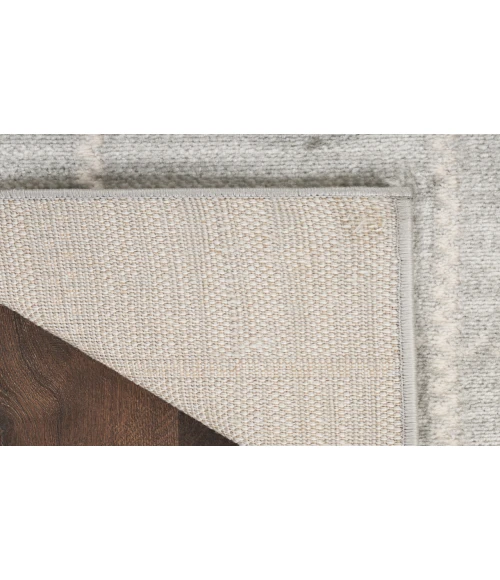 Nourison Serenity Home Light Grey SRH05 7 ft. 10 in. X 9 ft. 10 in. Rectangle Rug