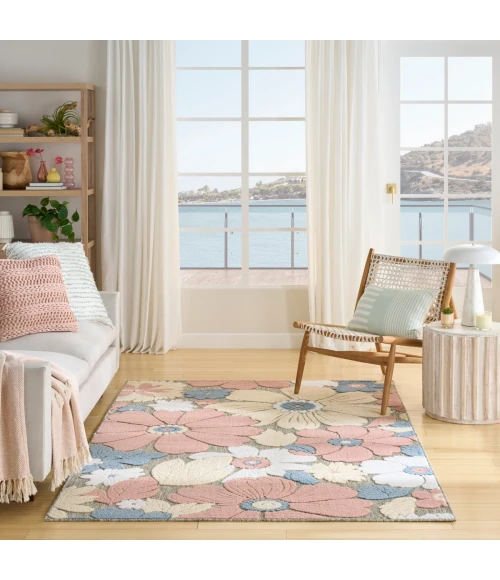 Nourison Aloha Rose ALH42 5 ft. 3 in. X 7 ft. 5 in. Rect. Rug