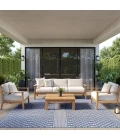 Nourison Positano Navy Blue POS02 8ft. Square Rug