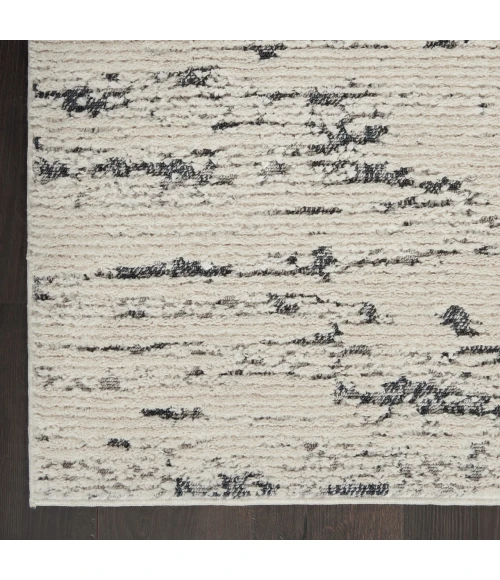 Nourison Zermatt Ivory Blue ZER03 5ft.3in. x 7ft.3in. Rect. Rug