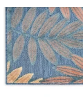 Nourison Aloha Blue Rose ALH18 3 ft. 6 in. X 5 ft. 6 in. Rect. Rug