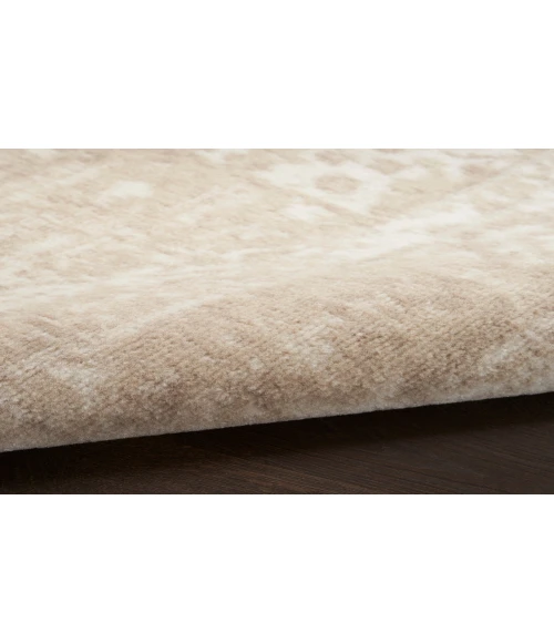 Nourison Grafix Ivory Beige GRF14 4 ft. Round Rug