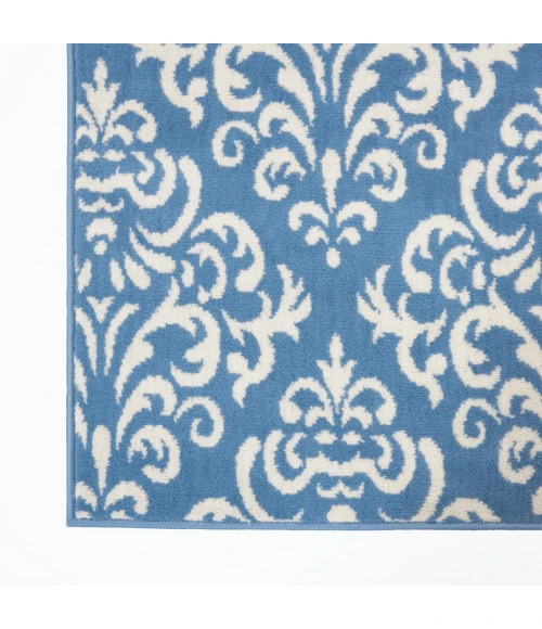 Nourison Grafix Blue GRF06 3ft.9in. x 5ft.9in. Rect. Rug
