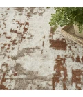 Nourison Quarry Ivory Rust QUA01 7ft.10in. Square Rug