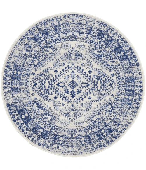 Nourison Whimsicle Area Rug WHS15-Ivory Navy