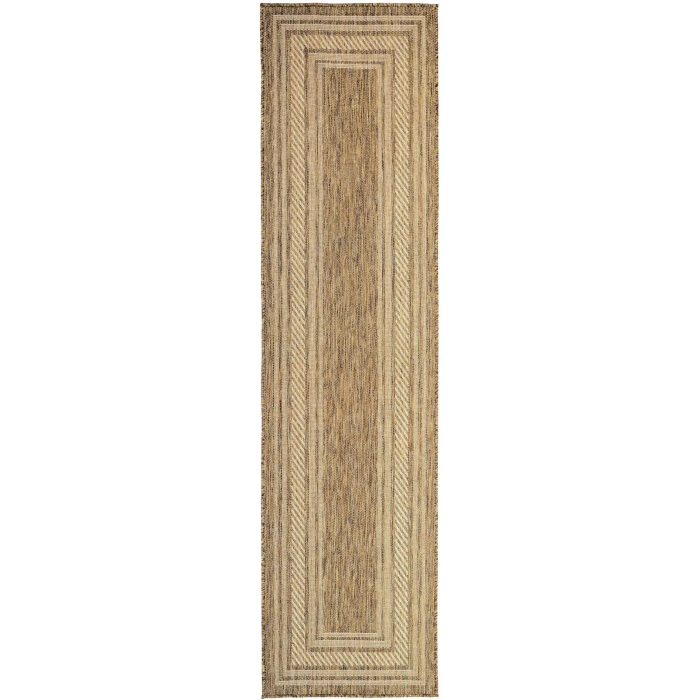 Nourison Horizon Indoor/Outdoor Natural HOZ03 2 ft. X 6 ft. Rect. Rug