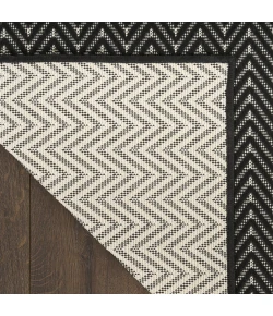Nourison Home Horizon Indoor/Outdoor Black HOZ02 2ft. x 3ft. Rect. Rug