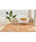 Nourison Garden Oasis Coral GOA04 5 ft. X 7 ft. Rectangle Rug
