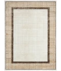 Nourison Dekor Ivory Brown DEK06 5 ft. 3 in. X 7 ft. Rect. Rug