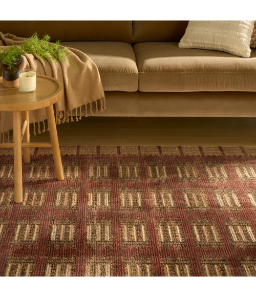 Nourison Nordic Rust NRC16 8 ft. X 10 ft. Rect. Rug