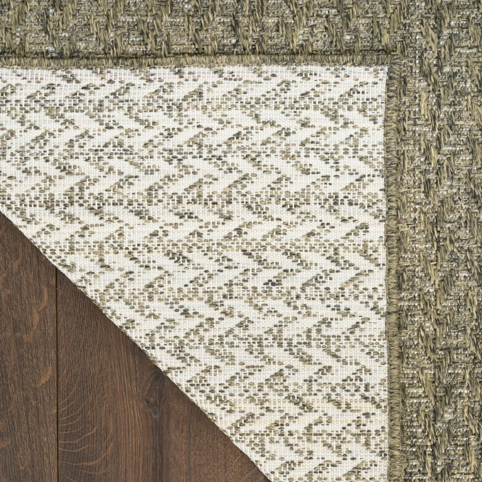Nourison Tulum Olive TLM02 2 ft. 2 in. X 8 ft. Rect. Rug