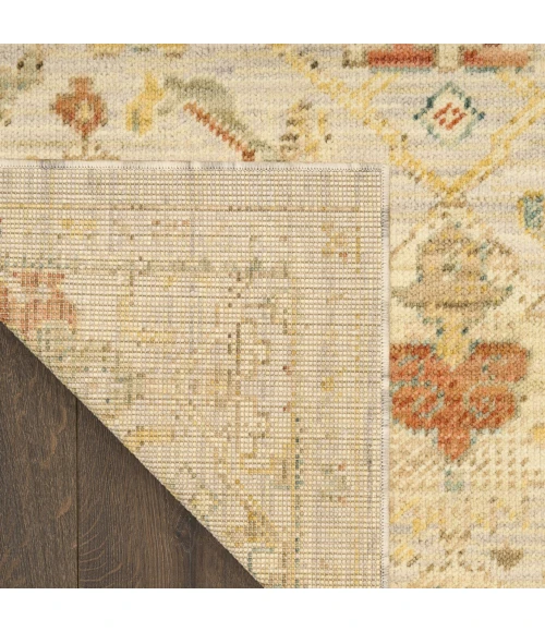 Nourison Home Antique Bloom Tan ANB02 2ft.4in. x 12ft. Rect. Rug