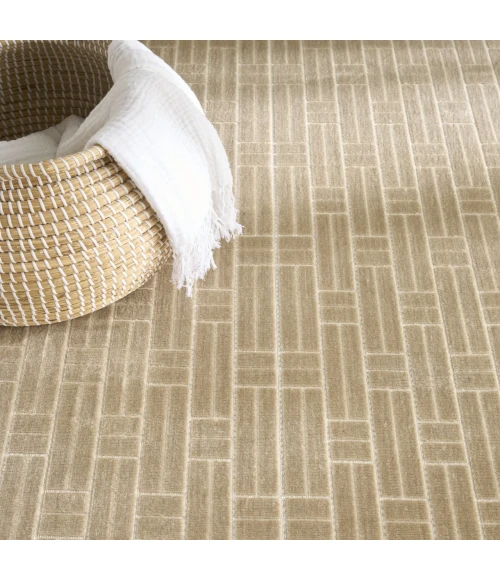 Nourison Home Washable Charm Beige WCH02 9ft. x 12ft. Rect. Rug