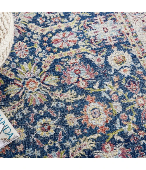 Nourison Home Ankara Global Blue ANR13 5ft.3in. x 7ft.6in. Rect. Rug