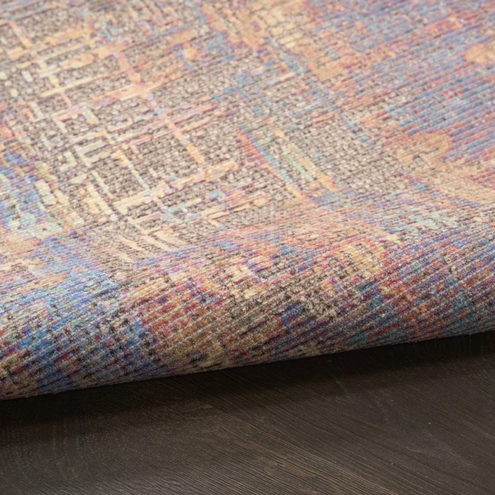 Nourison Home Botanical Washables Multicolored BOT05 4ft. x 6ft. Rect. Rug