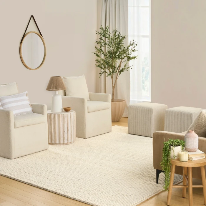 DKNY Pure Knots Ivory KNT01 10 ft. X 14 ft. Rect. Rug