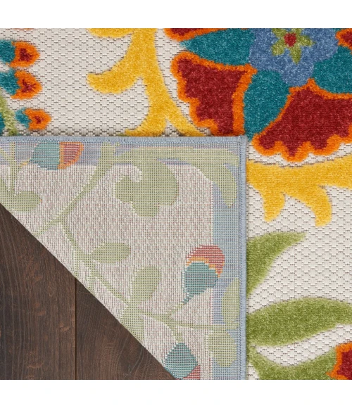 Nourison Aloha Area Rug ALH17-Ivory/Multi