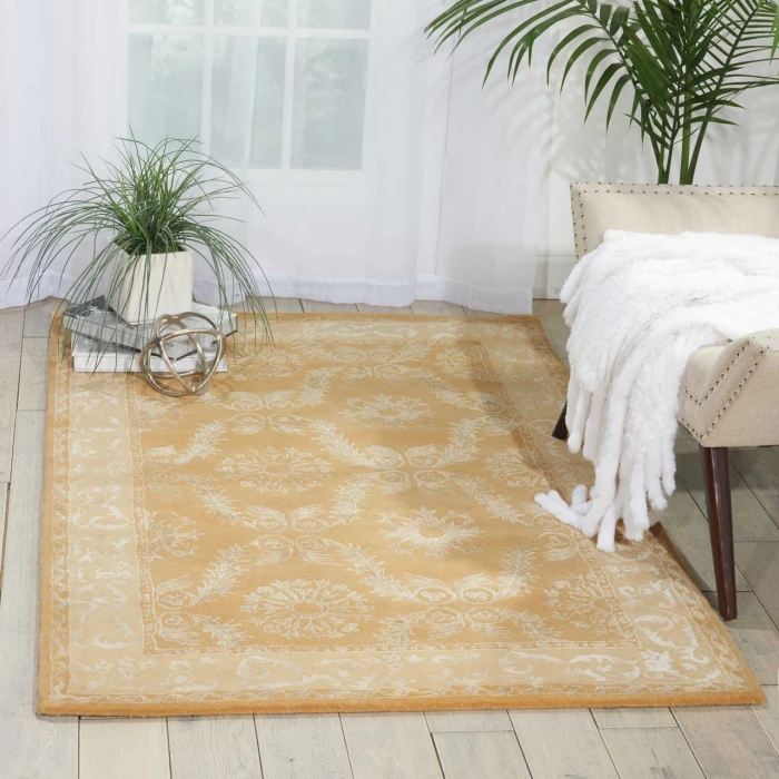 Nourison Home Symphony Gold SYM08 3ft.6in. x 5ft.6in. Rect. Rug