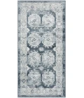 Nourison Dekor Grey Navy DEK01 2 ft. X 4 ft. Rect. Rug