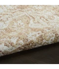 Nourison Home Astra Machine Washable Brown ASW12 5ft.3in. x Round Round Rug