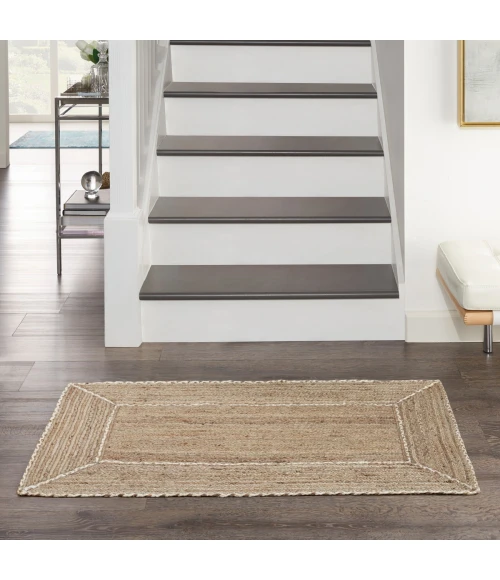 Nourison Terrazzo Jute Natural Grey TRJ01 2 ft. X 3 ft. Rect. Rug