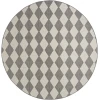 Nourison Positano Charcoal POS04 12ft. Round Rug