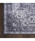Nourison Nourison Washables Charcoal Grey NWB15 2 ft. 2 in. X 10 ft. Rect. Rug