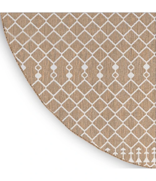 Nourison Positano Jute POS02 6ft. Round Rug