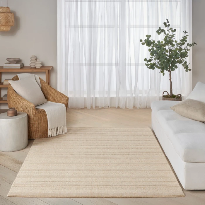 DKNY Pure Multi Weave Camel MTW01 5 ft. X 7 ft. Rect. Rug